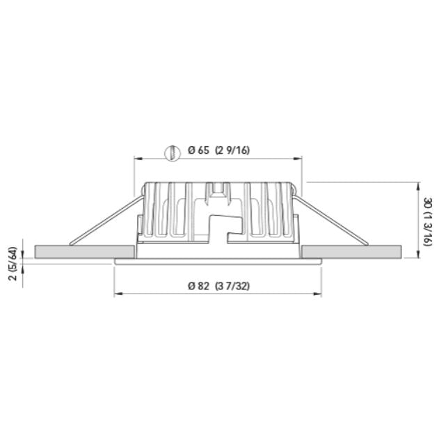 Quick Marine - KAI XP LP LED Downlight (Red, 6W, 10/30V, Stainless Steel) (FASP2492X14CA00) — Quality Boat Parts