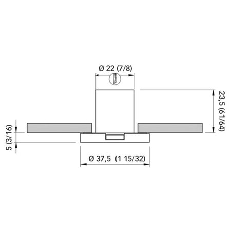 Quick Marine - Margot 2L CO38 Wall LED Courtesy Light (Warm White, 10/30V, Satin) (FASP2532US2CA00) — Quality Boat Parts