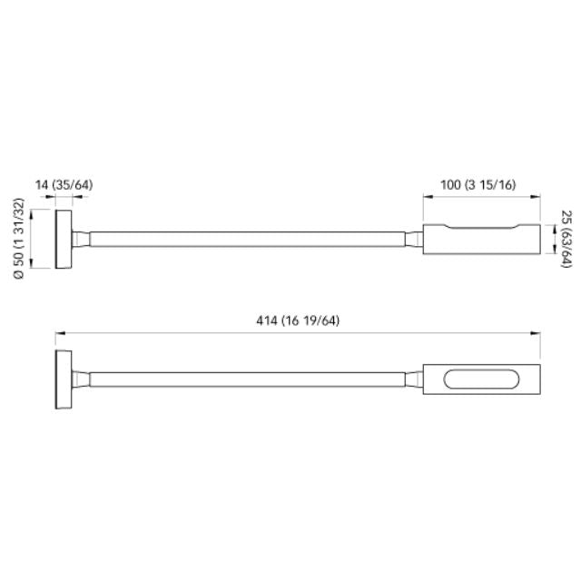 Quick Marine - Califfa 30 LED Reading Light - Daylight (4250K) 10-30V DC, Tobacco/Stainless Steel — Quality Boat Parts
