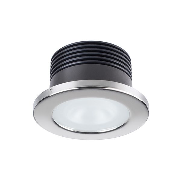 Quick Marine - Chiara DL85 LED Downlight (Warm White/Red, 10/30V, 6W, Stainless Steel) (FASP2872X16CE00) — Quality Boat Parts