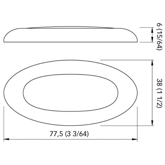 Quick Marine - Edel LED Courtesy Light - 1W, IP65, 0.04A — Quality Boat Parts