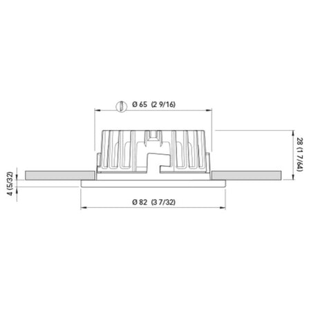 Quick Marine - KAI XP HP LED Downlight (Warm White, 4W, 10/30V, White 9010) (FASP2982B02CA00) — Quality Boat Parts