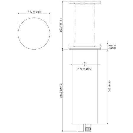 Quick Marine - Secret Flat OD 6W LED Retractable Lamp (RGBW QC, 24V, Stainless Steel) (FASP6594X18BF00) — Quality Boat Parts