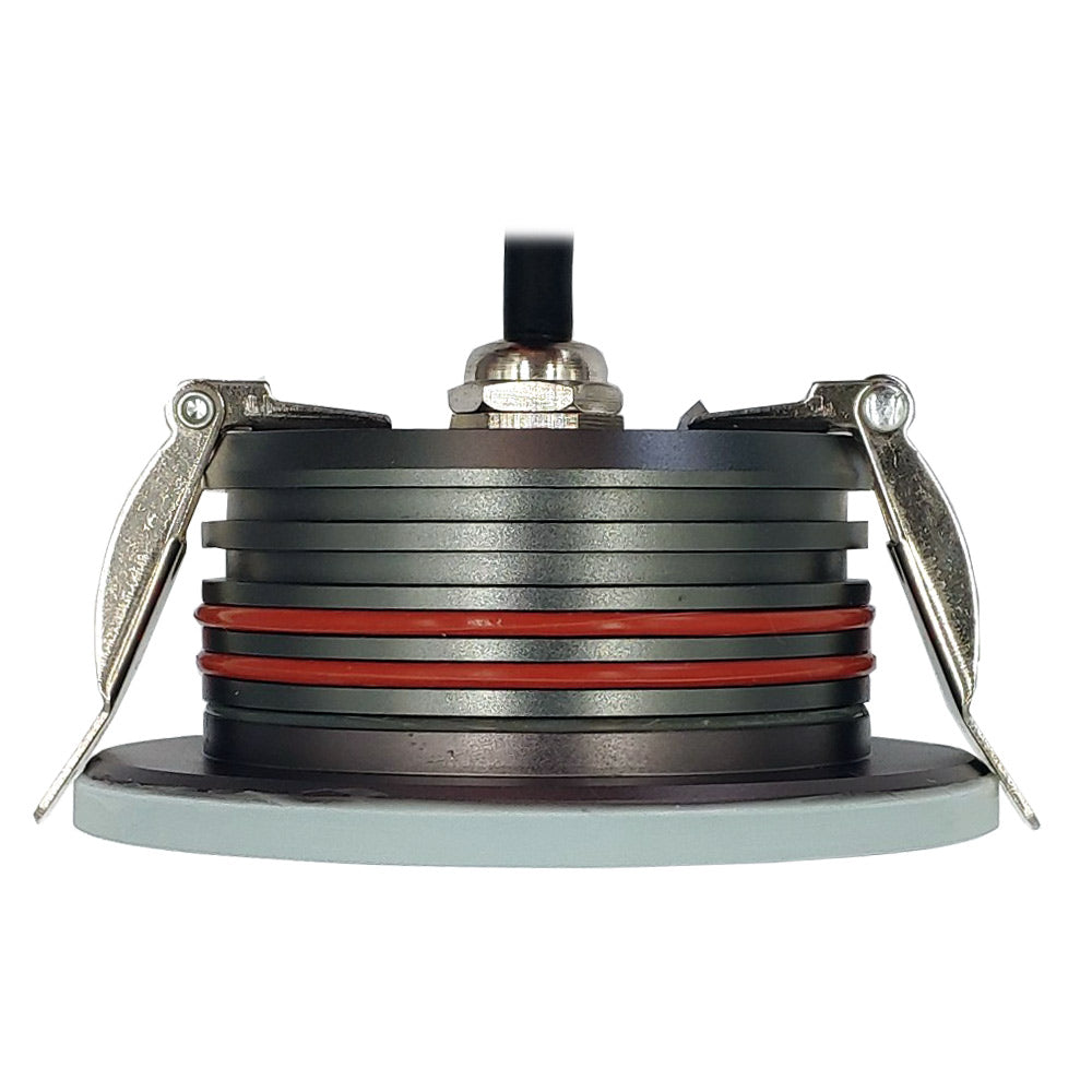 Mega LED - LED Downlight - 10W, 700 Lumens, Warm White 3000K, Aluminum Housing, 10-30V DC (TILOS) — Quality Boat Parts