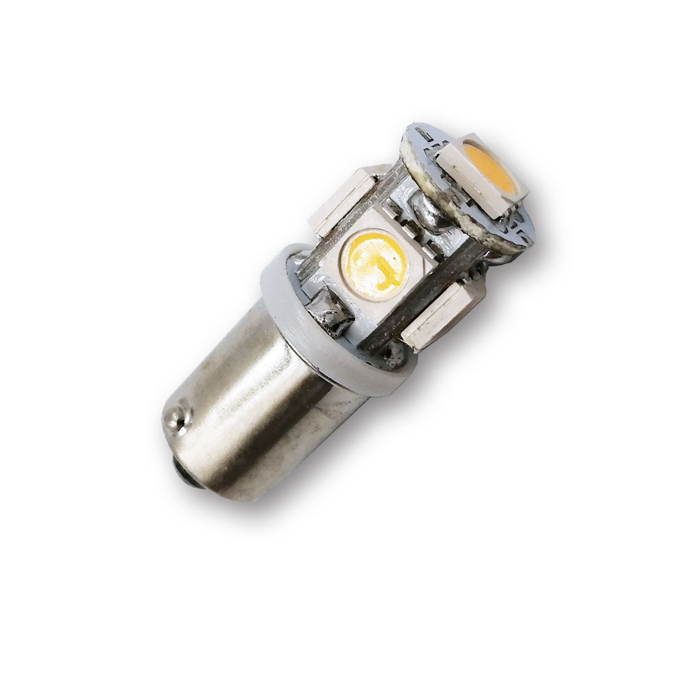 Mega LED - LED Replacement Bulb - BA9S Type, 1.0 Watt, 80 Lumens, 3000K, Warm White — Quality Boat Parts