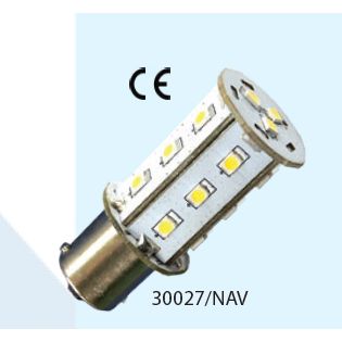 Mega LED - LED Replacement Bulb - BA15, 3.2 Watt, 266 Lumens, 10-30V DC, Green (30027-G) — Quality Boat Parts