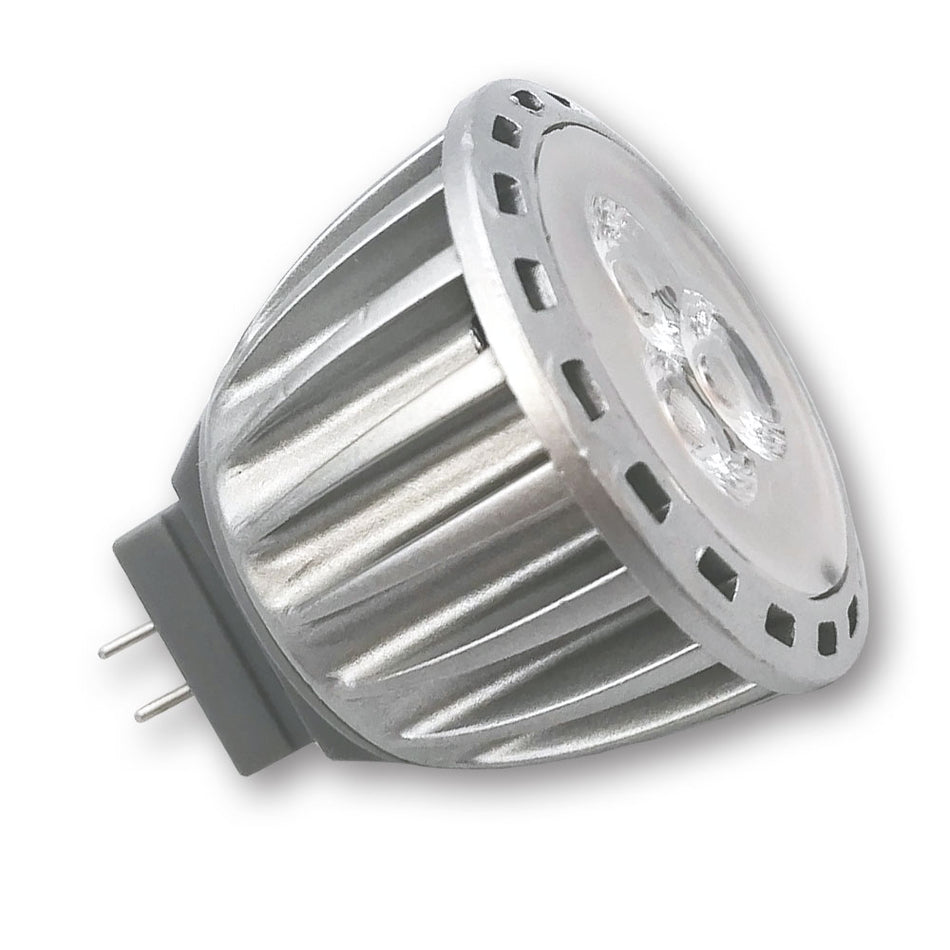 Mega LED - LED Replacement Bulb - MR11 Typ, 3.6 Watt, 315 Lumens, 10-30V DC, Beam Angle 30°, 3000K (30041) — Quality Boat Parts