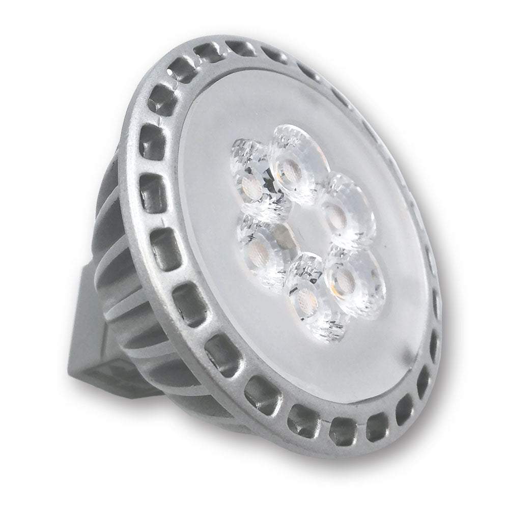 Mega LED - LED Replacement Bulb - MR16 Type, 5.5 Watt, 520 Lumens 10-30V DC, Beam Angle 30º, 3000K (30616-WW) — Quality Boat Parts