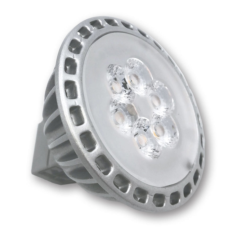 Mega LED - LED Replacement Bulb - MR16 Type, 5.5 Watt, 520 Lumens 10-30V DC, Beam Angle 30º, 3000K (30616-WW) — Quality Boat Parts