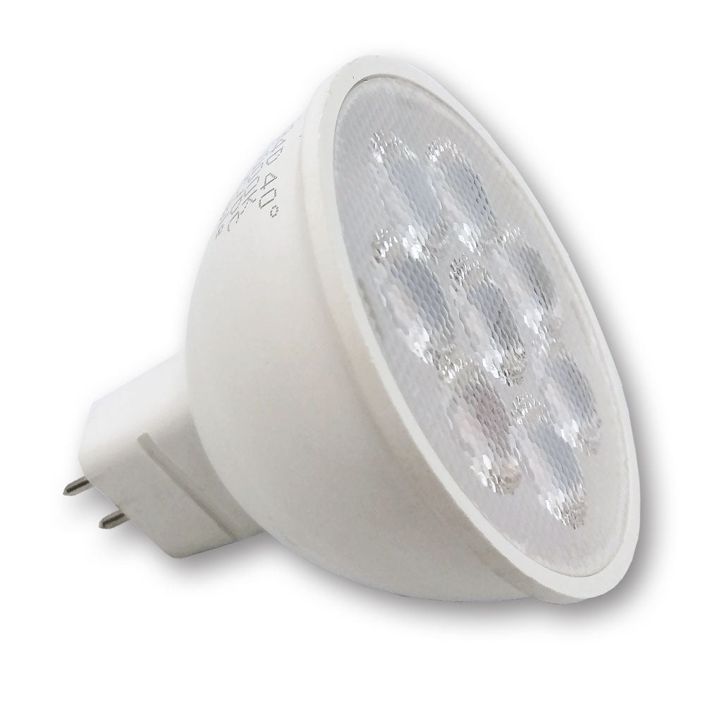 Mega LED - LED Replacement Bulb - MR16 Type, 7.0 Watt, 510 Lumens, 12V AC/DC, Beam Angle 40°, 3000K (30094D) — Quality Boat Parts