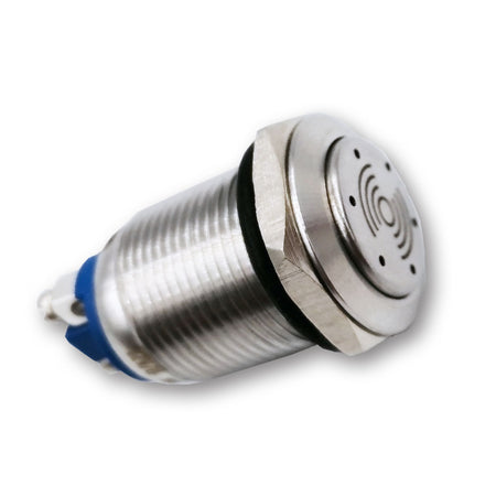 Mega LED - Electronic Buzzer With Blue LED Indicator - Waterproof, Stainless Steel — Quality Boat Parts