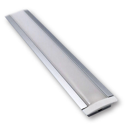 Mega LED - Slim Recessed Aluminum Profile - Standard Frosted Cover, Length 2 Meters (30210) — Quality Boat Parts