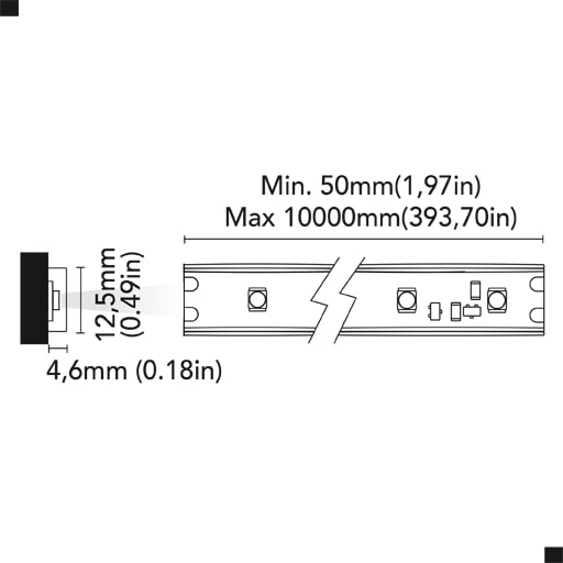 BCM - Flex Led Two 120 Tape Light - 10M, 24V, IP40, 2700K — Quality Boat Parts