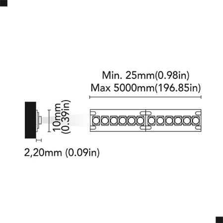 BCM - Flex Led Two 240 Tape Light - 3000K, 24V, IP40, 20W, Warm White (BCM3337-240T5M3) — Quality Boat Parts