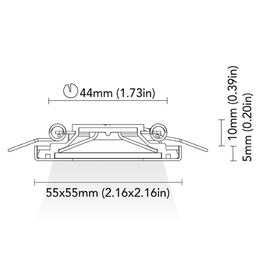 BCM - Miami 55 Downlight - 1.5W, 3000K Warm White, 8-32V, IP66, 67Lm — Quality Boat Parts