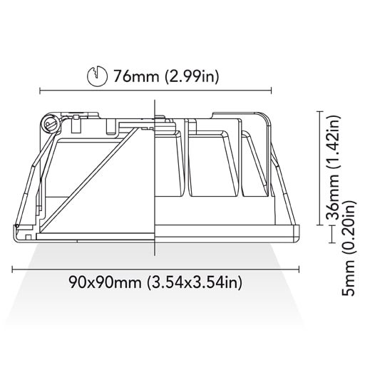 BCM - Miami 90 Downlight - 6W, 3000K Warm White, 8-32V, IP66, 260Lm — Quality Boat Parts