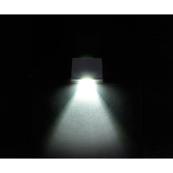 Quick Marine - Gwenda 1L CO38 LED Wall Courtesy Light (Blue, 10/30V, Stainless Steel) (FASP2412UX5CA00) — Quality Boat Parts