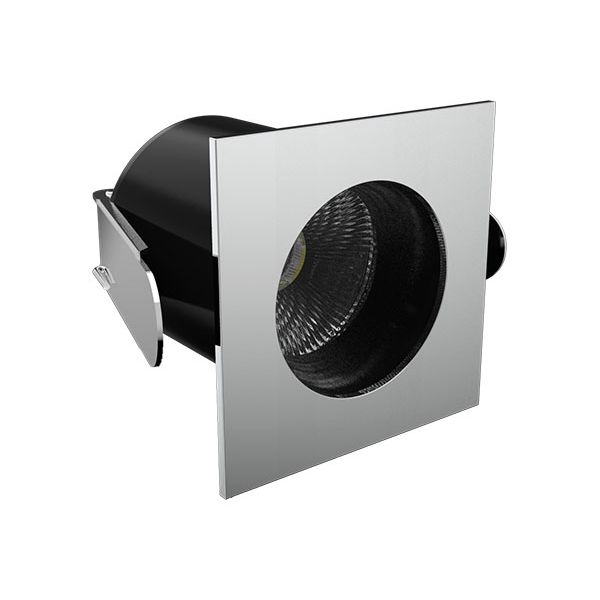 Quick Marine - Palladio Q70 LED Downlight (Warm White, 7W, 10/30V, Stainless Steel 55B) (FASP5561X22BA00) — Quality Boat Parts