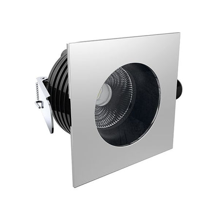 Quick Marine - Palladio Q90 LED Downlight (Warm White, 10W, 10/30V, Stainless Steel 55B) (FASP5571X22BA00) — Quality Boat Parts