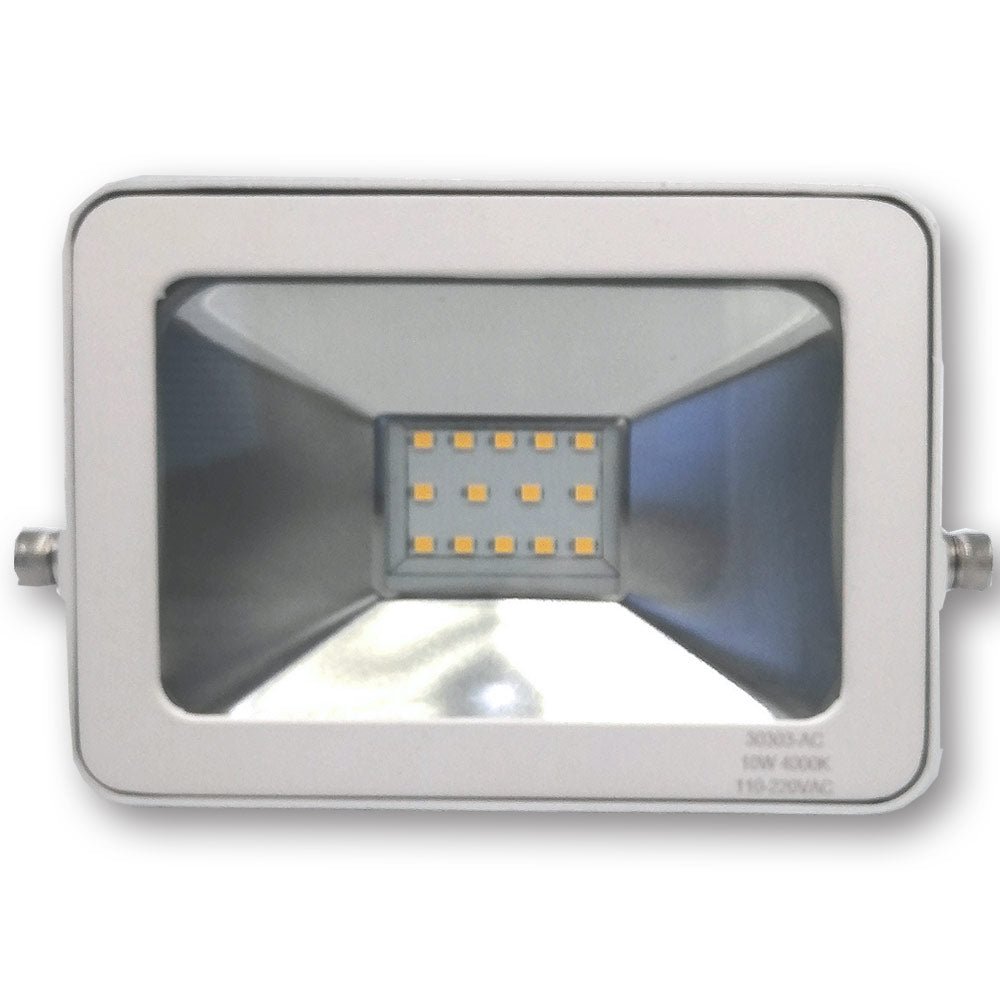 Mega LED - LED Flood Light - 10W, Slim Type, Hi Lumens SMD LED, 950 Lm, 3000K, 10-30V DC (30303-DC) — Quality Boat Parts