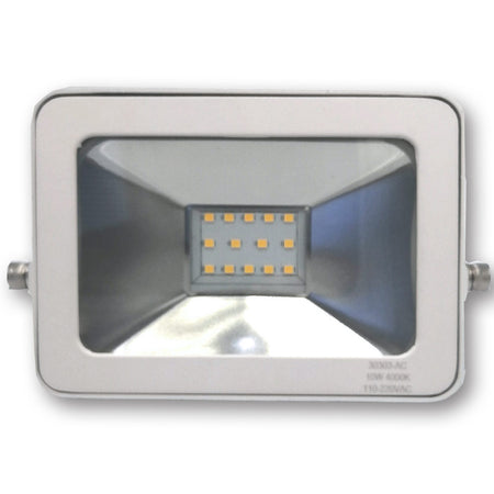 Mega LED - LED Flood Light - 10W, Slim Type, Hi Lumens SMD LED, 950 Lm, 3000K, 10-30V DC (30303-DC) — Quality Boat Parts