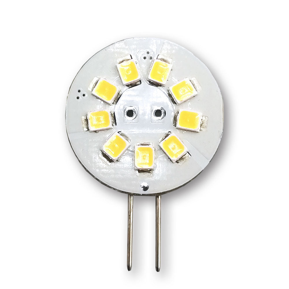 Mega LED - LED G4 Back Pin Replacement Bulb - 1.3 Watt, 140 Lumens, 10-30V DC & 12V AC (30612-RP) — Quality Boat Parts
