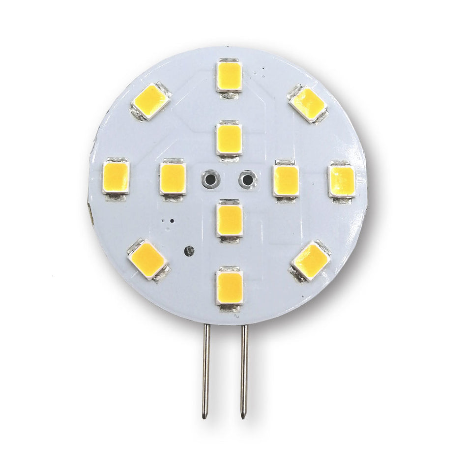 Mega LED - LED G4 Side Pin Replacement Bulb - 2.0 Watt, 190 Lumens, 10-30V DC and 12V AC, 24V AC/DC (30613H) — Quality Boat Parts