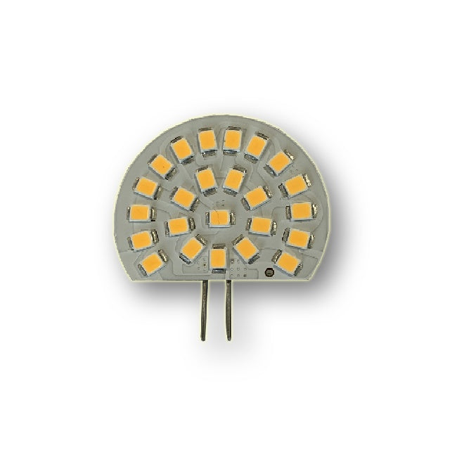 Mega LED - LED Replacement Bulb - G4 Type, 2.2 Watt, 220 Lumens, 10-30V DC & 12V AC, Warm White (30619-W) — Quality Boat Parts