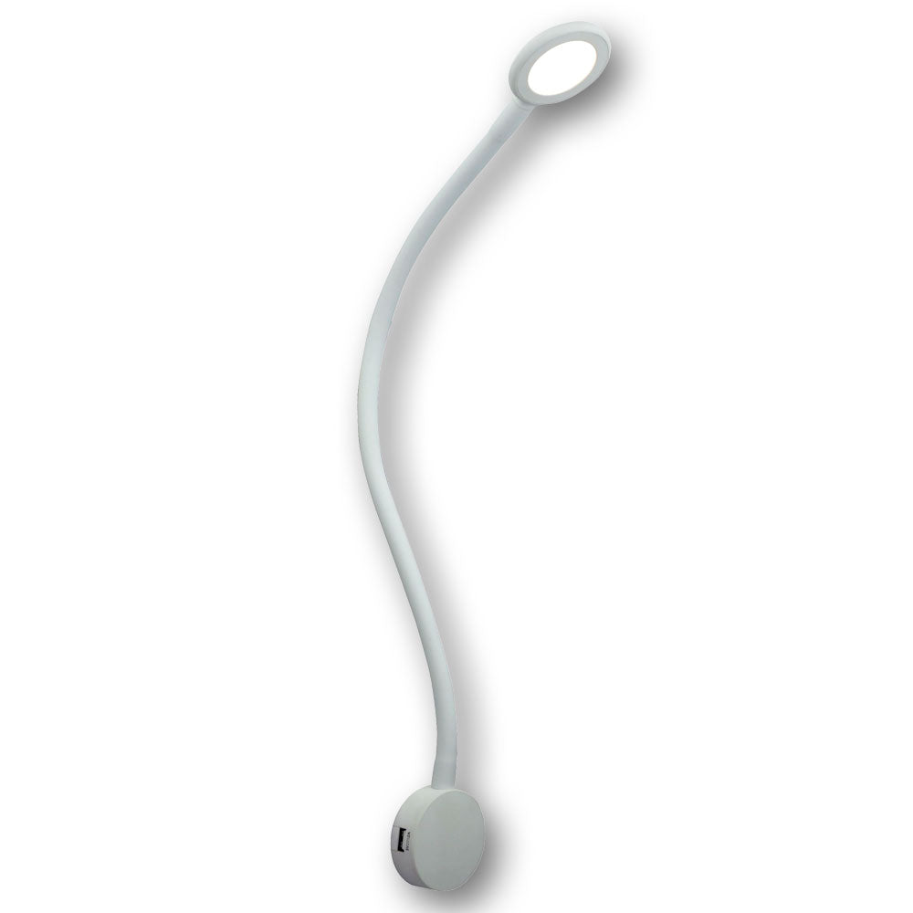 Mega LED - Volos LED Reading Light - 2.1 Watt, Dual USB Port, Flexible Goosneck — Quality Boat Parts