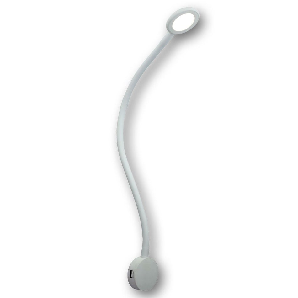 Mega LED - Volos LED Reading Light - 2.1 Watt, Dual USB Port, Flexible Goosneck — Quality Boat Parts