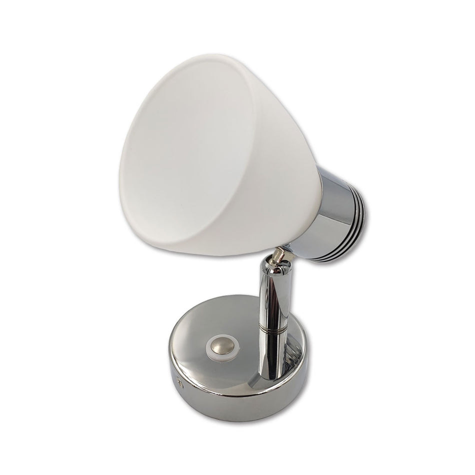 Mega LED - Alberto LED Reading Light - 4000K, Natural White, Illuminated Touch Dimming Switch — Quality Boat Parts