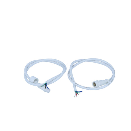 Apollo - 5 Conductor RGBW Cable - Male/Female Connectors, 20 Inches — Quality Boat Parts