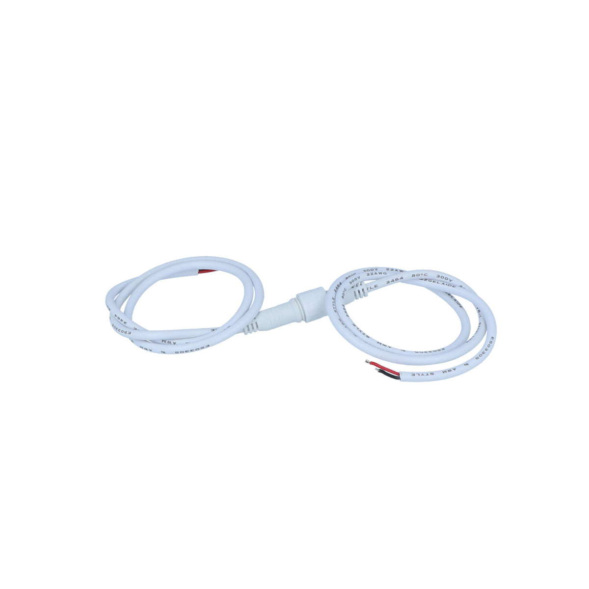 Apollo - 2 Conductor single color cable with male/female connectors, 20 inches — Quality Boat Parts