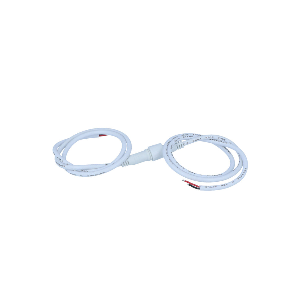 Apollo - 2 Conductor single color cable with male/female connectors, 20 inches — Quality Boat Parts
