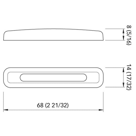 Quick Marine - TAB SSR2 LED Courtesy Light (Daylight, 10/30V, White 9010) (FASP1843SB1CE00) — Quality Boat Parts