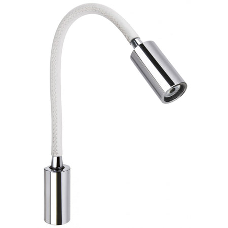 Quick Marine - Audrey Wall S2 LED Reading Light (Daylight, 10/30V, White, Chromed) (FASP2281BVCCA00) — Quality Boat Parts