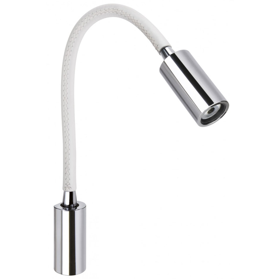 Quick Marine - Audrey Wall S2 LED Reading Light (Daylight, 10/30V, White, Chromed) (FASP2281BVCCA00) — Quality Boat Parts