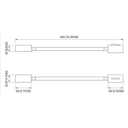 Quick Marine - Audrey Wall S2 LED Reading Light (Daylight, 10/30V, Chocolate, Chromed) (FASP2281BVCDA00) — Quality Boat Parts