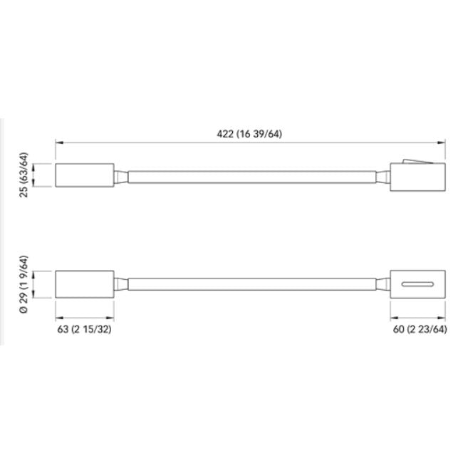 Quick Marine - Audrey Wall S2 LED Reading Light (Daylight, 10/30V, Dark Gray, Chromed) (FASP2281BVCHA00) — Quality Boat Parts