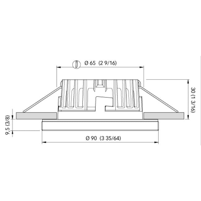 Quick Marine - Apollo XP HP LED Downlight (RGBW QCC/QNN, 6W) (FASP5342X18CA00) — Quality Boat Parts