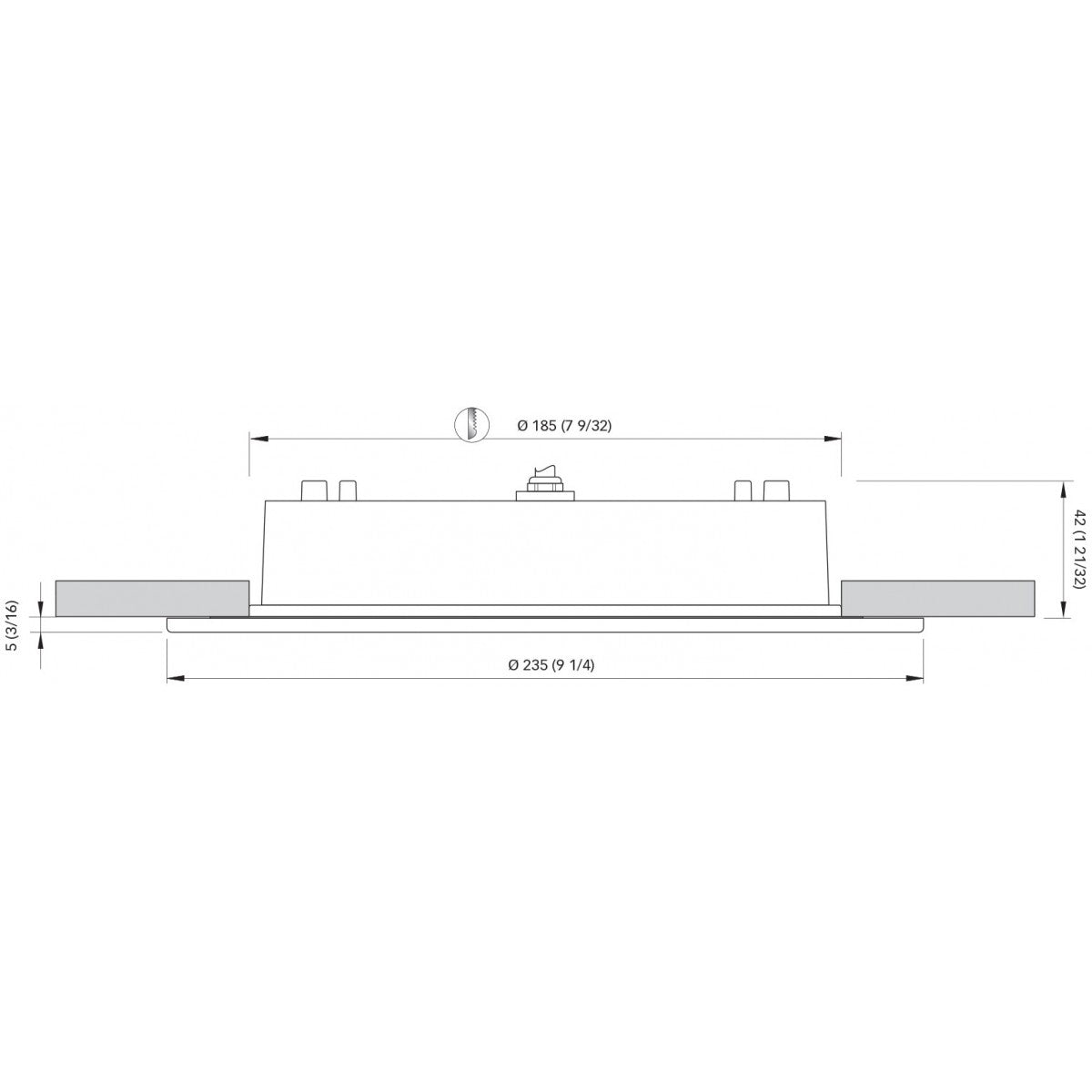 Quick Marine - Kleos 235 LED Downlight (Warm White, 15W, 20/30V, Satin) (FASP5472S12BA00) — Quality Boat Parts