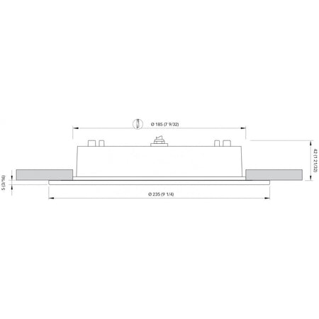 Quick Marine - Kleos 235 LED Downlight (Warm White, 15W, 20/30V, Satin) (FASP5472S12BA00) — Quality Boat Parts
