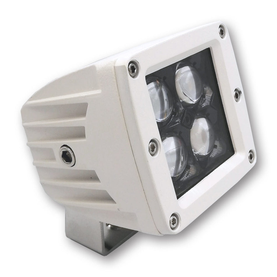 Mega LED - LED Waterproof Spread Light - 1800 Lumens, Special Optics 8º + 40º Beam Angle (30093-DC) — Quality Boat Parts