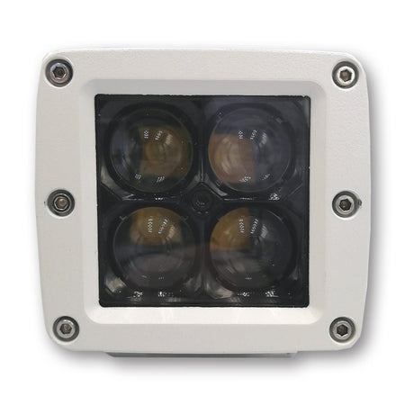 Mega LED - LED Waterproof Spread Light - 1800 Lumens, Special Optics 8º + 40º Beam Angle (30093-DC) — Quality Boat Parts