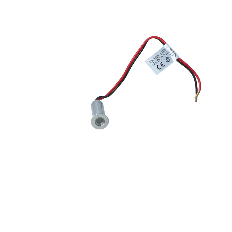 Mega LED - Simi LED Courtesy Light - 0.2 Watt, Stainless Steel 316 Housing, 12V DC/24V DC — Quality Boat Parts