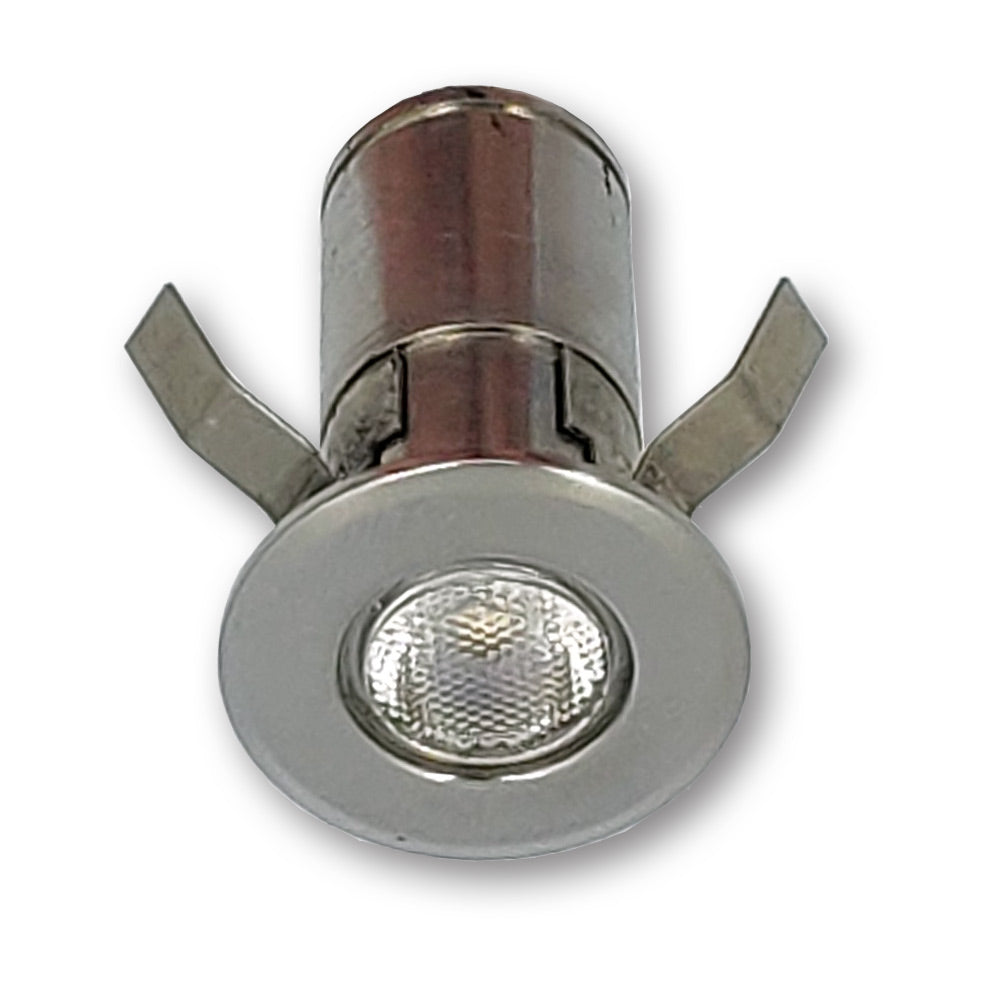 Mega LED - Sparti LED Courtesy Light - 1 Watt, Stainless Steel 316 Housing, 10-30V DC — Quality Boat Parts