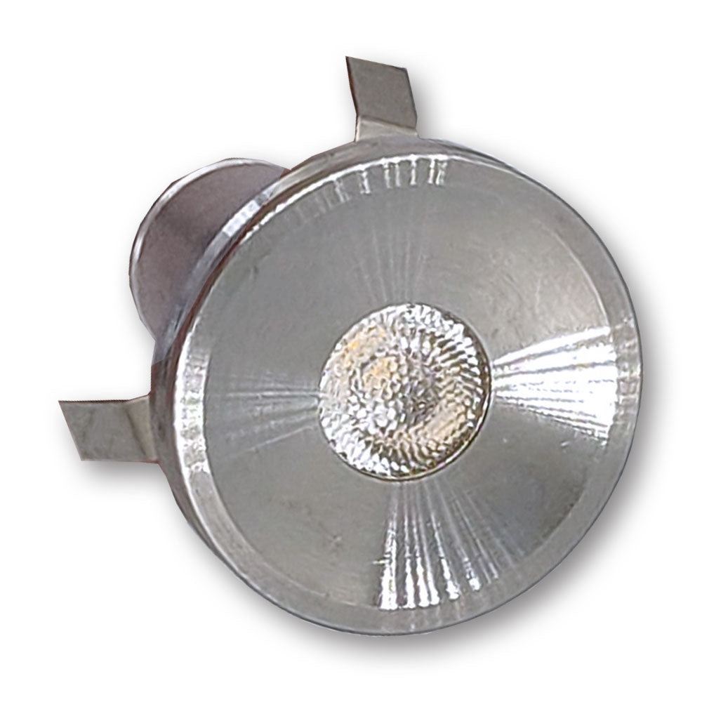 Mega LED - Mykonos LED Courtesy Light - 1 Watt, Warm White 3000K, Snap In Mounting, Aluminum Housing, 12-24V DC — Quality Boat Parts