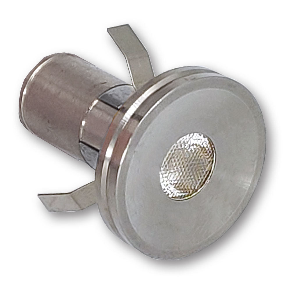 Mega LED - Mykonos LED Courtesy Light - 1 Watt, Warm White 3000K, Snap In Mounting, Aluminum Housing, 12-24V DC — Quality Boat Parts