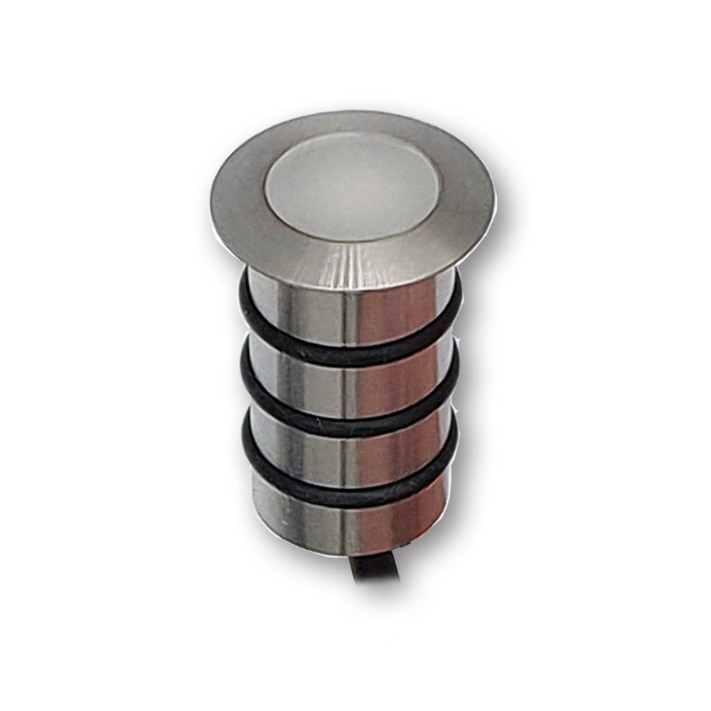 Mega LED - Lyon LED Courtesy Light - 0.5W, RGB, Flush Mounting, Stainless Steel 316 Housing, 12V DC — Quality Boat Parts