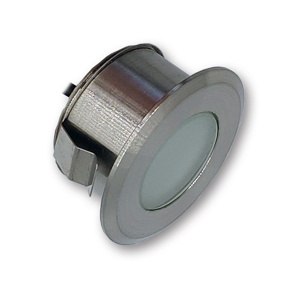 Mega LED - Patra LED Courtesy Light - 1W, LED Warm White, Flush Mounting, 12V AC/DC (PATRA-WW) — Quality Boat Parts